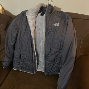 The North Face Gray Teddy Jacket